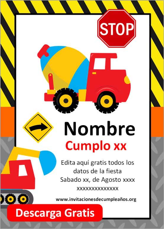 invitaciones de cumpleaños para niños