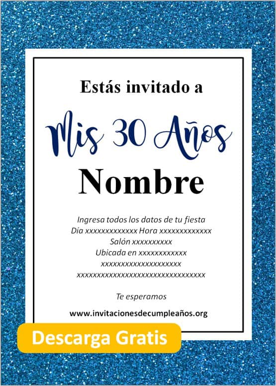 invitaciones de cumpleaños editables