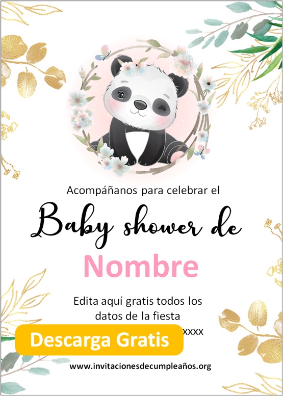 invitaciones para baby shower digitales