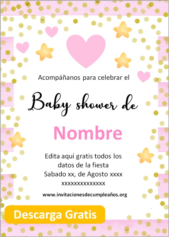 invitaciones para baby shower digitales