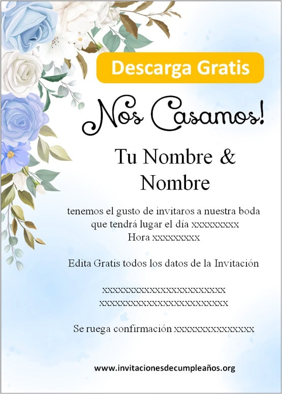 invitaciones de boda diseños