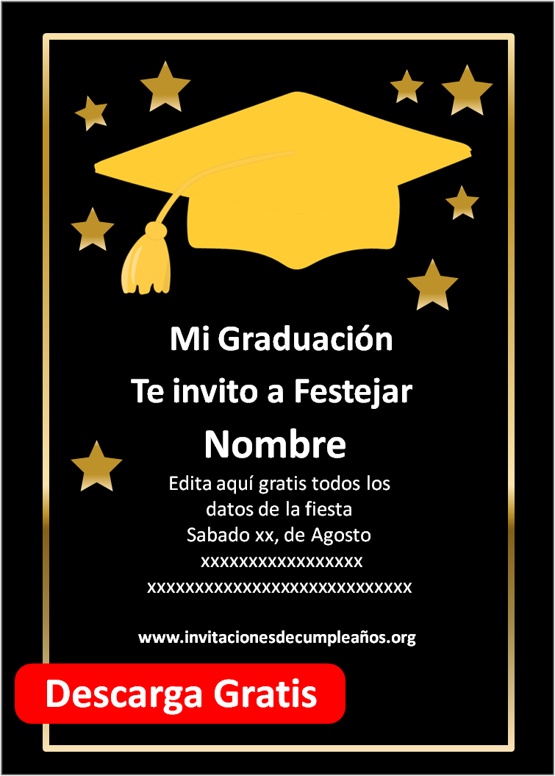 invitaciones de graduación