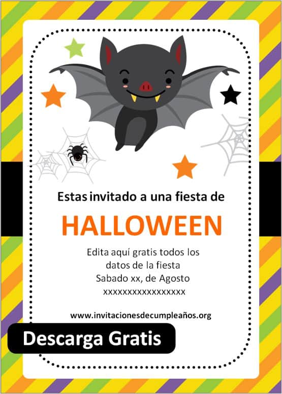 invitaciones de halloween