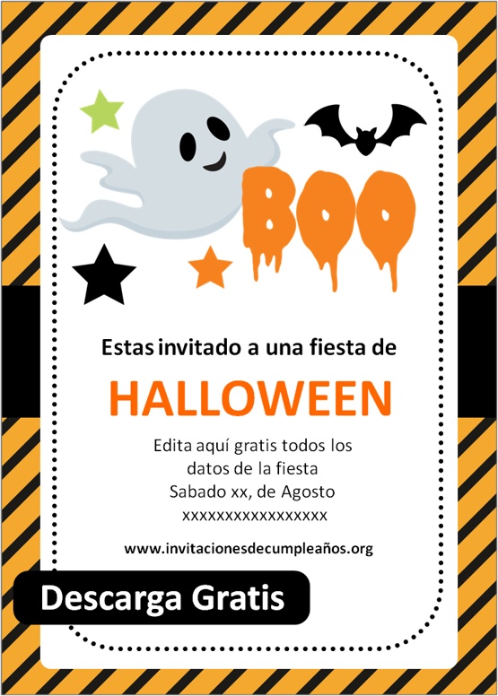invitaciones de halloween en español