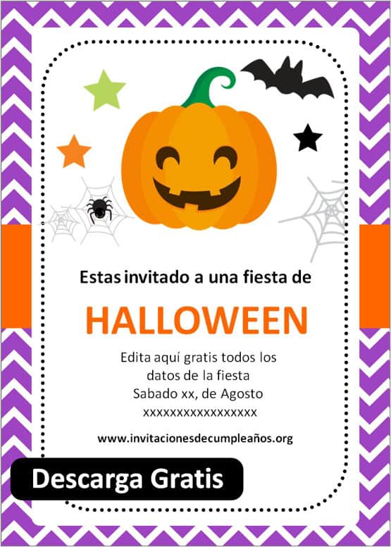 invitaciones de halloween