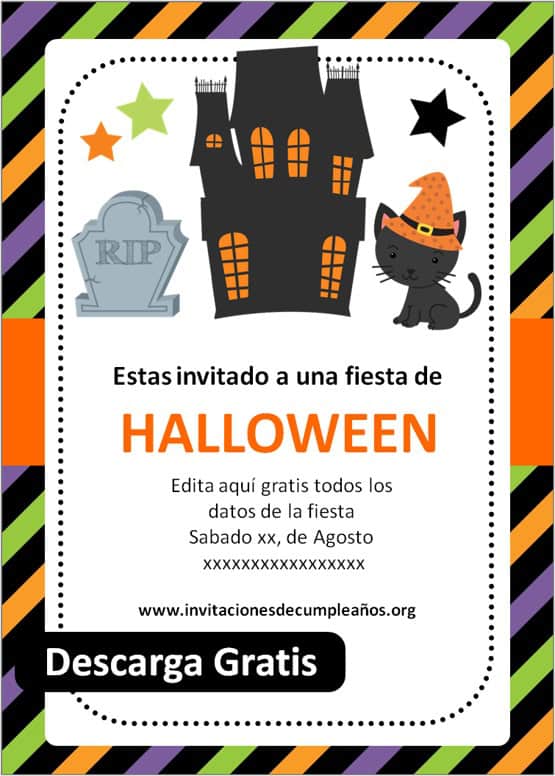 invitaciones de halloween