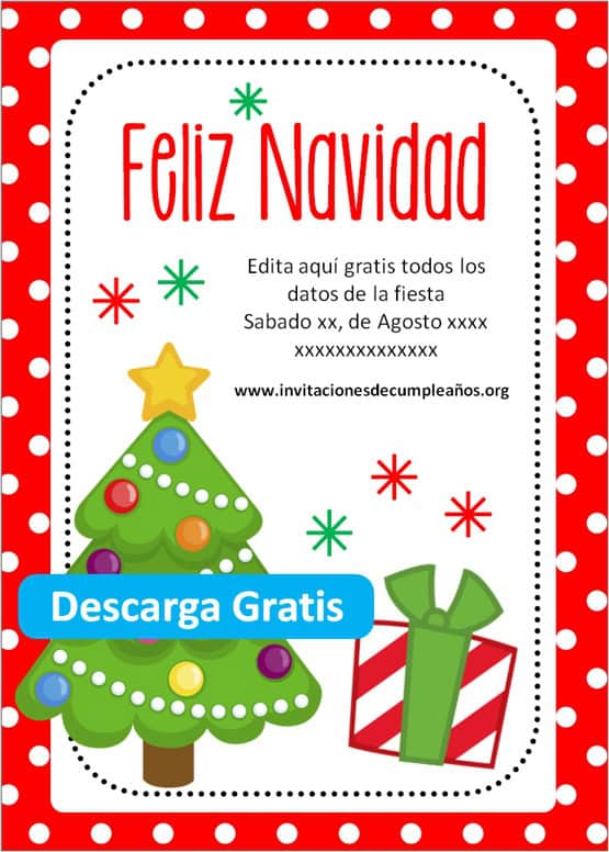 invitaciones de navidad