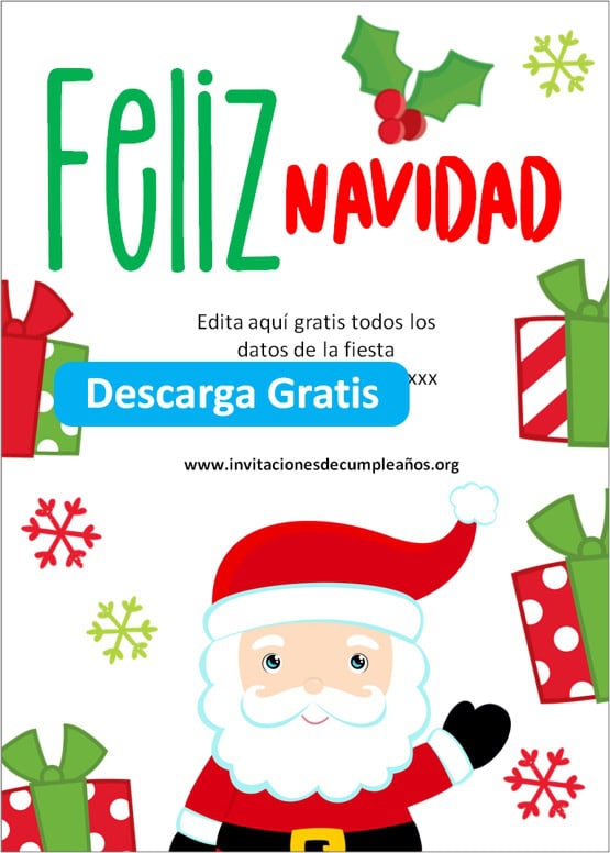 invitaciones navideñas