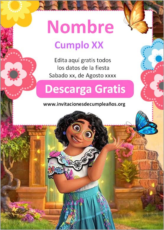 Invitación de Encanto Gratis