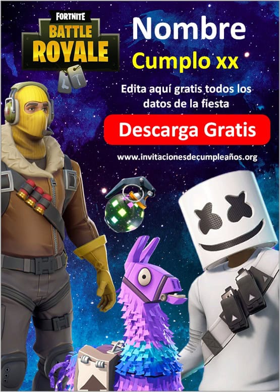 invitaciones de fortnite gratis