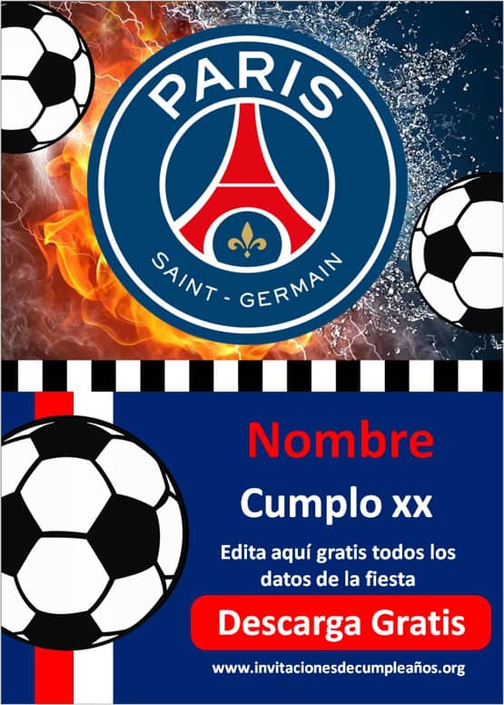 invitación futbol psg gratis