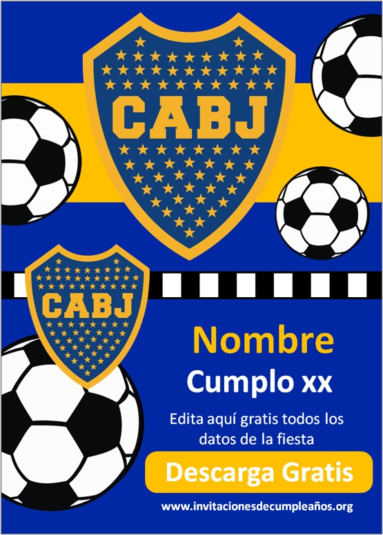 Invitaciones de Boca Juniors