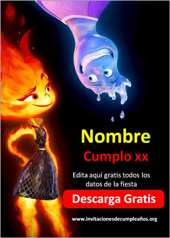 Invitaciones de Elemental