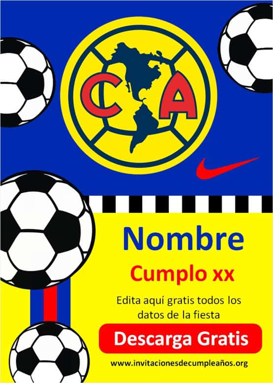 Club America Invitaciones