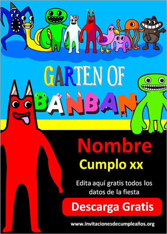 Invitaciones de Garten of Banban