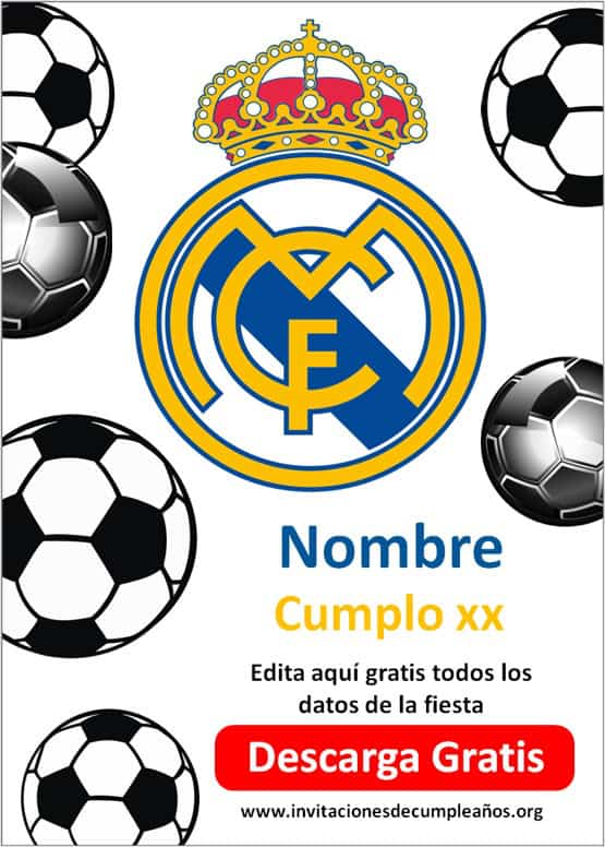 Invitaciones del Real Madrid