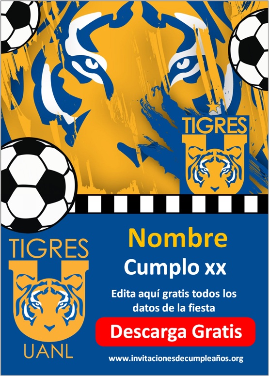 Invitaciones de Fútbol Club Tigres Uanl
