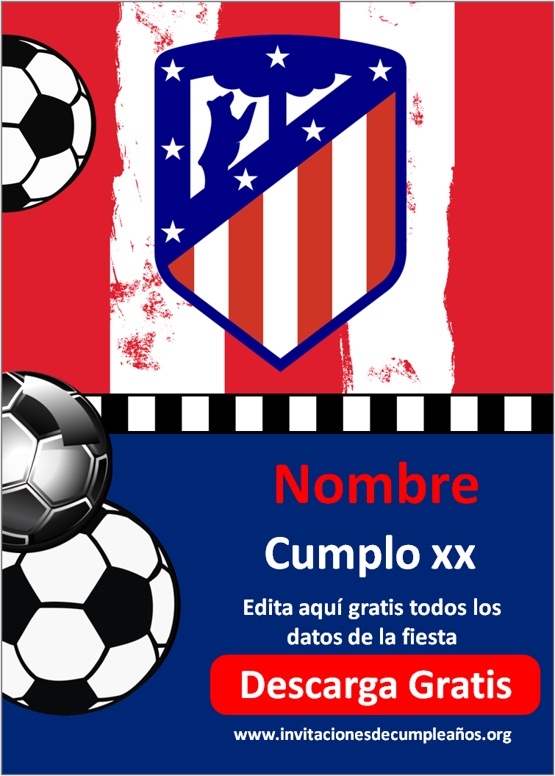 invitaciones de Fútbol Club Atlético de Madrid