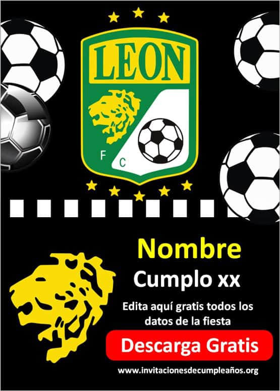 invitaciones de Club León