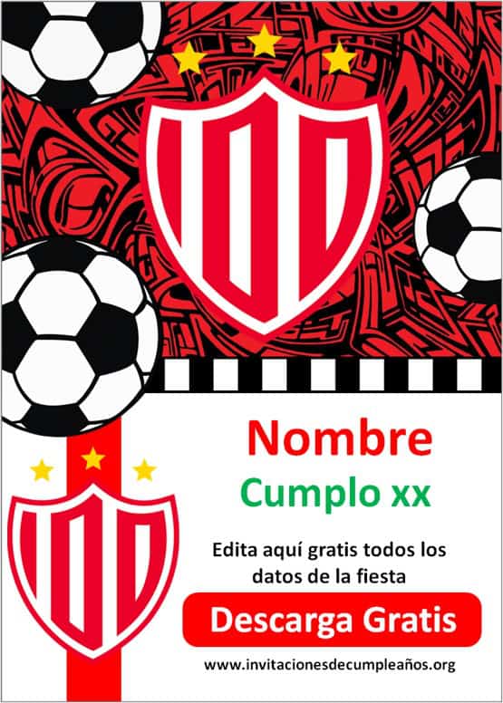 Invitaciones de cumpleaños del Necaxa