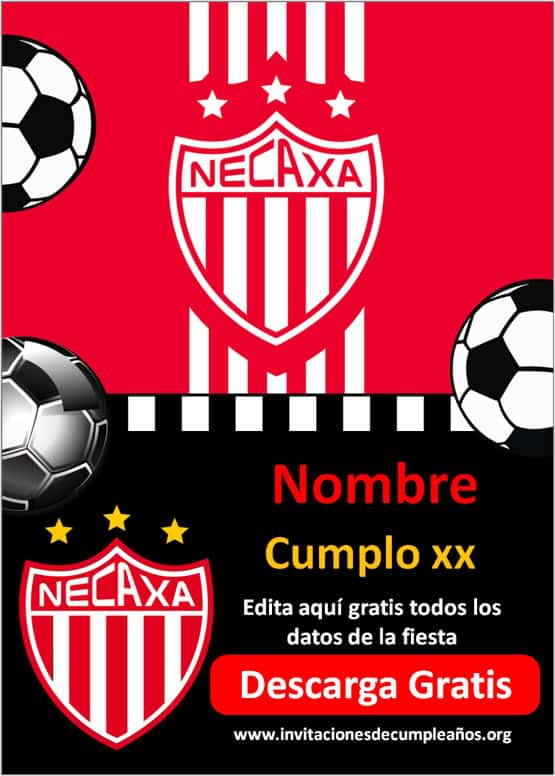 invitaciones de fútbol Necaxa