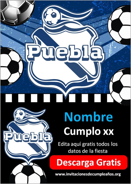 Invitacion de Futbol Club Puebla