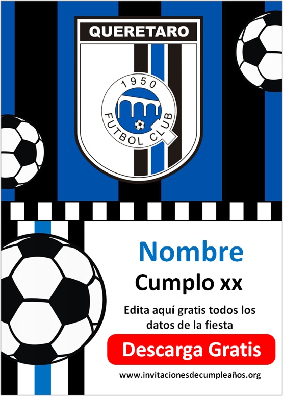 Invitaciones de Fútbol Club Querétaro