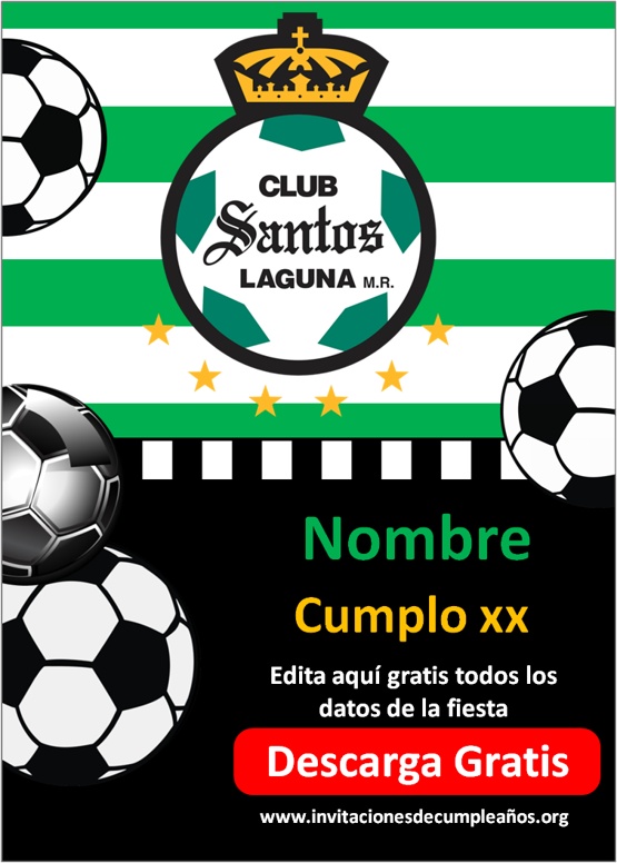 Invitaciones de Fútbol Club Santos Laguna