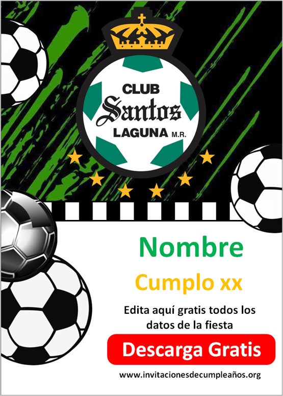 Invitacion digital Club Santos Laguna