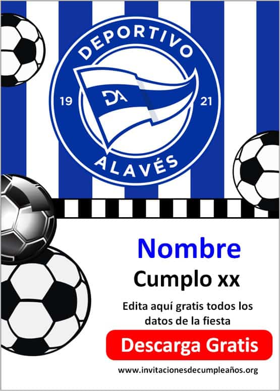 Invitaciones de Fútbol Deportivo Alavés