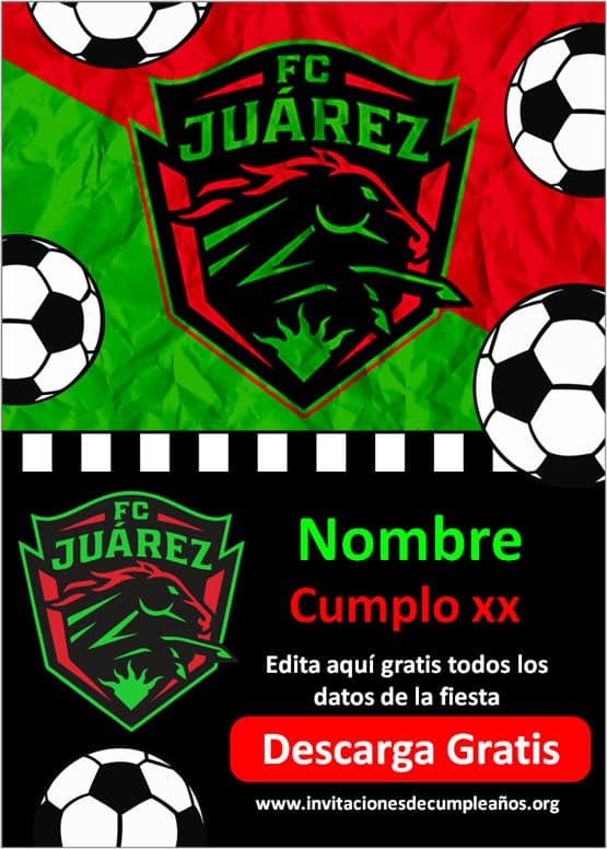 Invitaciones Bravos de Juárez