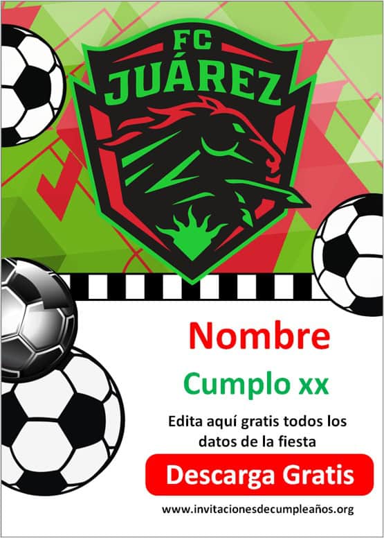 invitaciones de FC Juárez