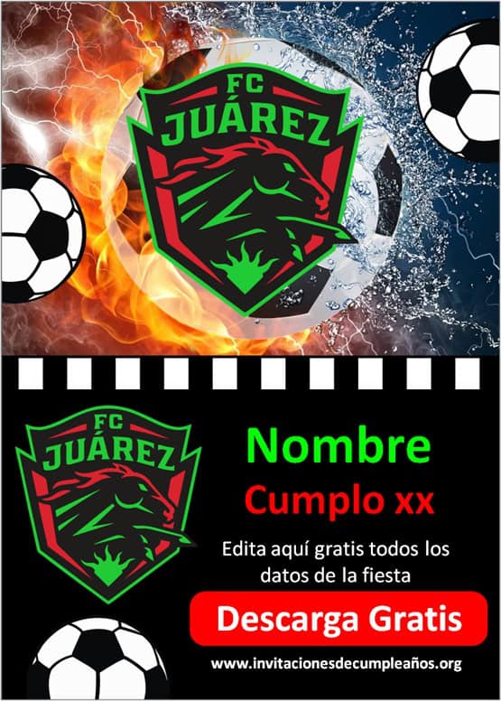 Invitacion Futbol de FC Juárez