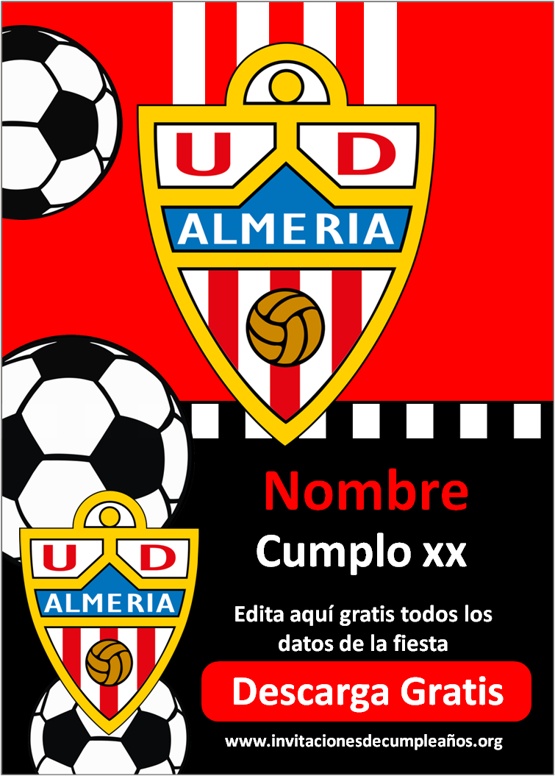 Invitaciones de Fútbol Unión Deportiva Almería