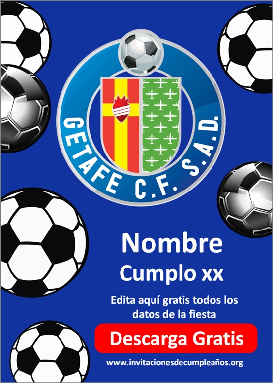 Invitaciones de Fútbol Getafe CF
