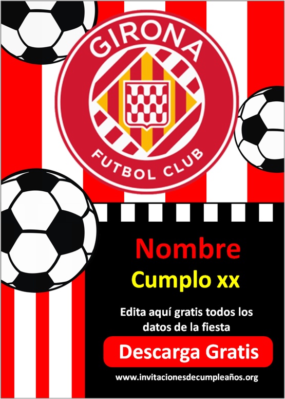 Invitaciones de Fútbol Girona FC