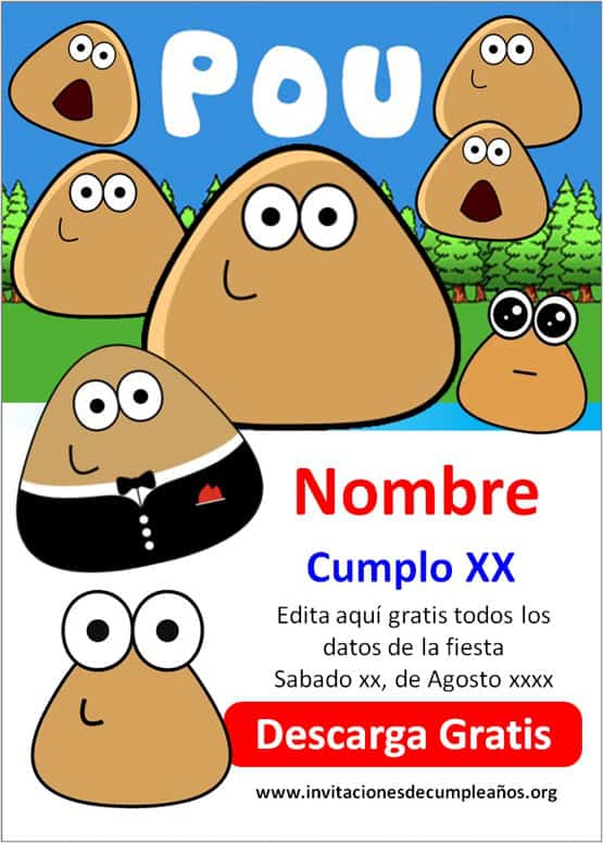 Invitacion digital pou